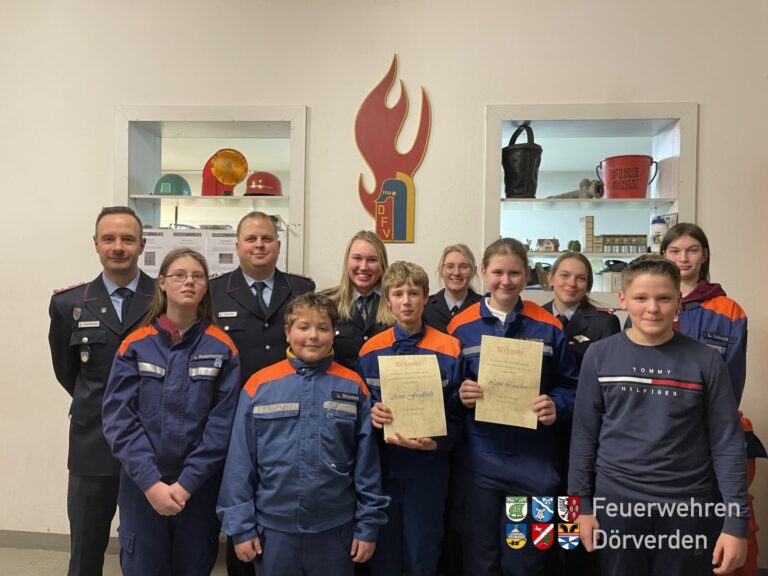 Rückblick auf das Jubiläumsjahr bei der Jugendfeuerwehr Stedorf